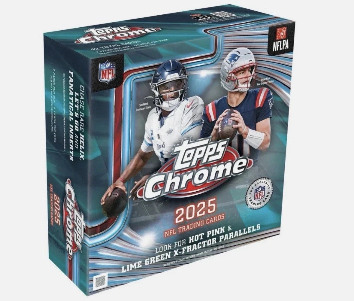 Mega Box 2025 Topps Chrome NFL – Topps