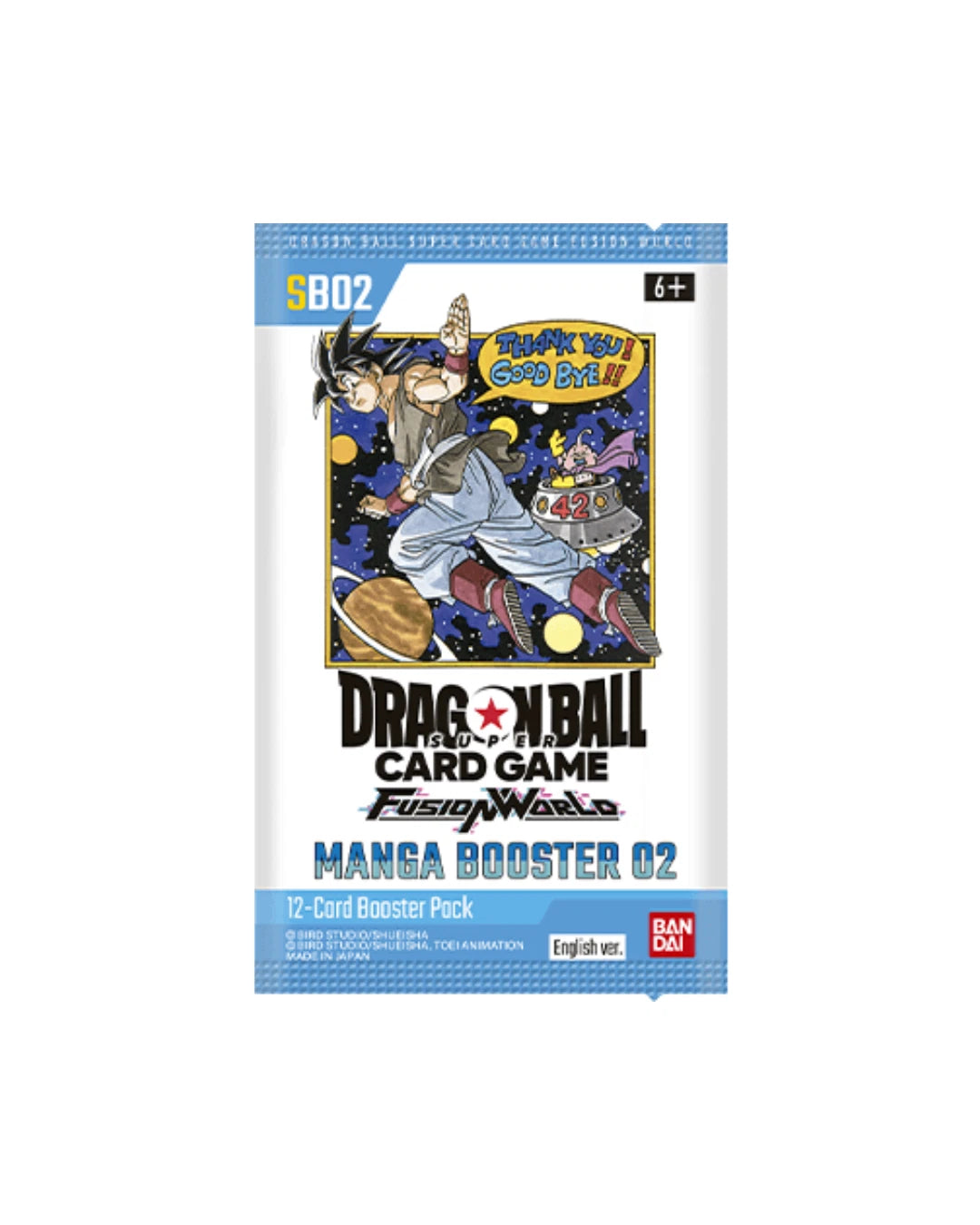 Caja de cartas TCG Dragon Ball Fusion Worlds Manga Booster 02 - Inglés