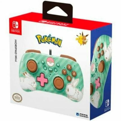 Mando Nintendo Switch Horipad Mini Edición Pokémon Pikachu Eevee