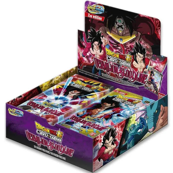 Caja de cartas TCG Dragon Ball Card Game Vermillion Bloodline 2nd Edition Unison Warrior Series