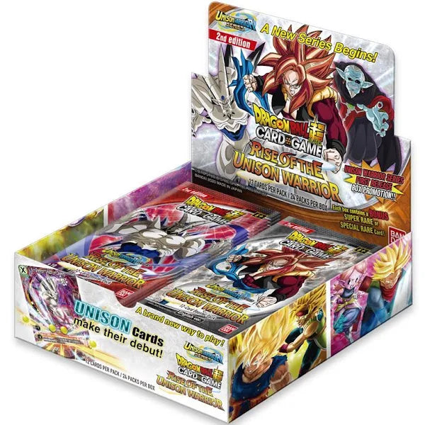 Caja de cartas TCG Dragon Ball Card Game Rise of the Unison Warrior 2nd Edition