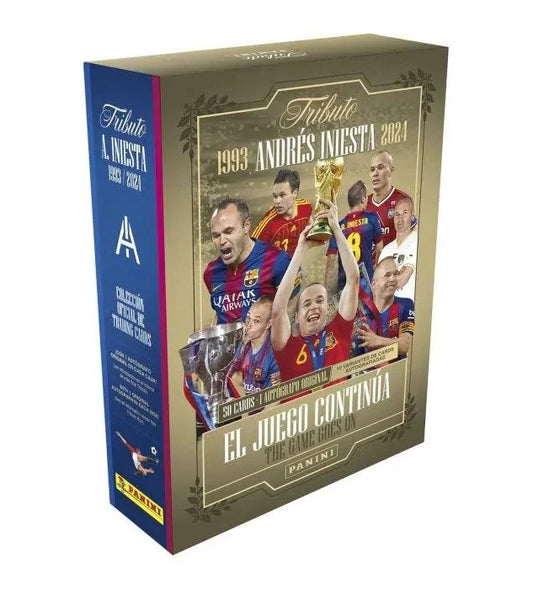 Caja PANINI - Tributo Andrés Iniesta - El juego continúa