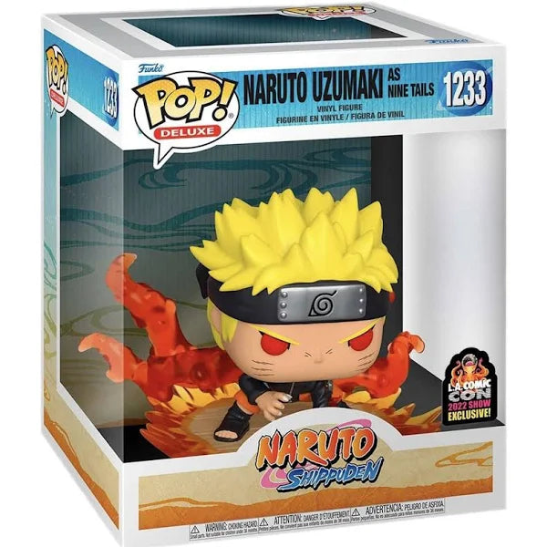 Funko POP! Naruto Uzumaki as Nine Tails 1233 L.A. Comic CON 2022 Show Exclusive