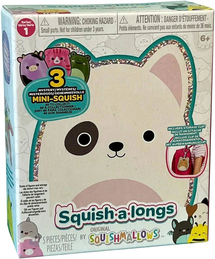 Jazwares Llavero Clip-a-longs con 3 figuras Squish-a-long Jazwares
