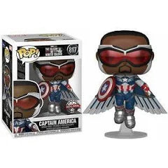 Funko POP! Marvel Avengers The Falcon Winter Soldier Captain America 817 Special Edition