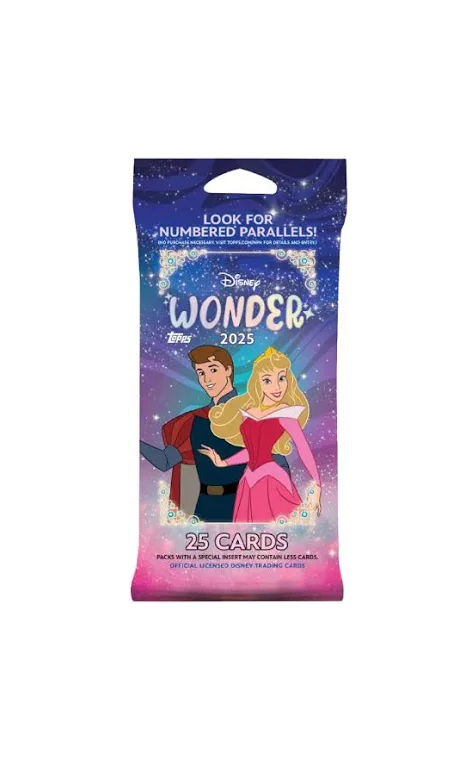 Sobre con 25 cartas Disney Wonder 2025 - TOPPS