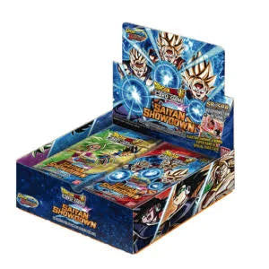 Caja de cartas TCG Dragon Ball Saiyan Showdown Bt15