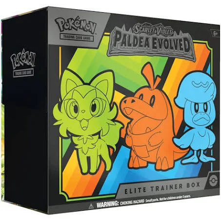 Pokémon TCG Elite Trainer Box Paldea Envolved Scarlet & Violet - Inglés