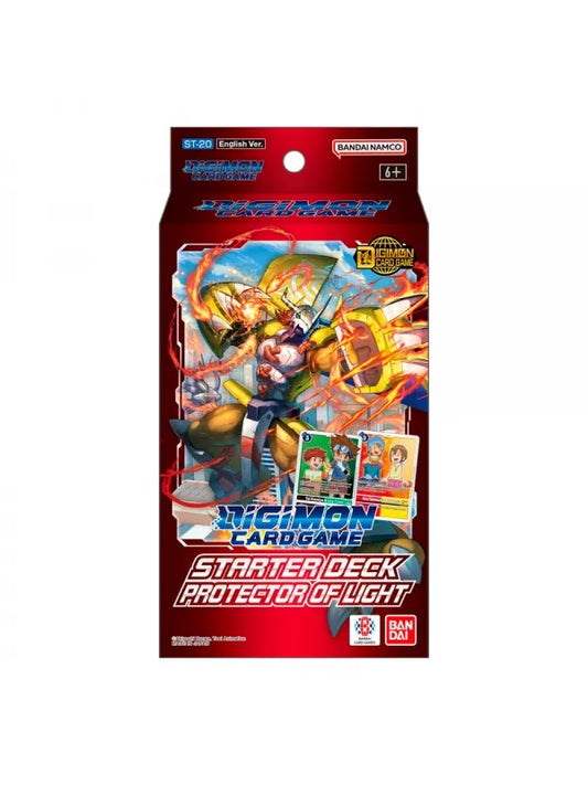 Starter Deck Display Protector of light ST20 (1 mazo) Inglés - Digimon TCG