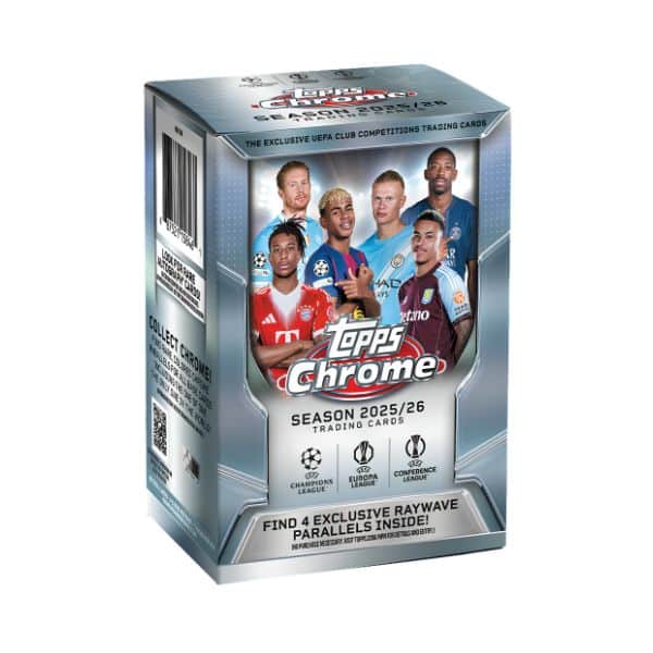 Value Box - Temp 2025/26 Value Box UCC Chrome Topps Europe