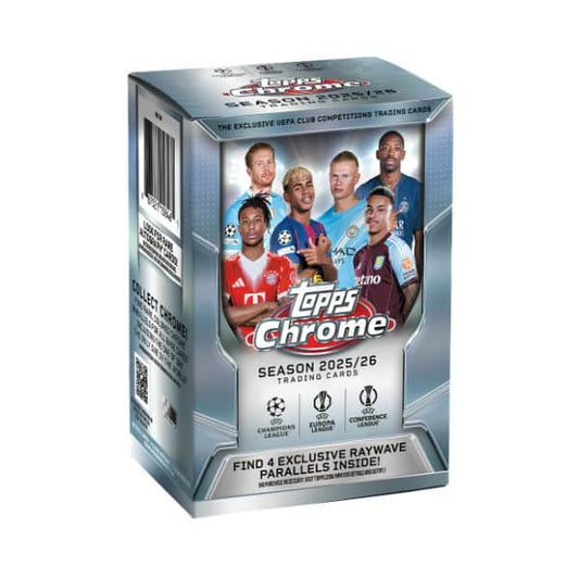 Value Box - Temp 2025/26 Value Box UCC Chrome Topps Europe