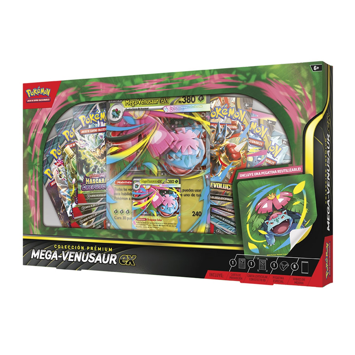 Pokemon TCG - Caja Colección Premium Mega-Venasaur EX - Castellano