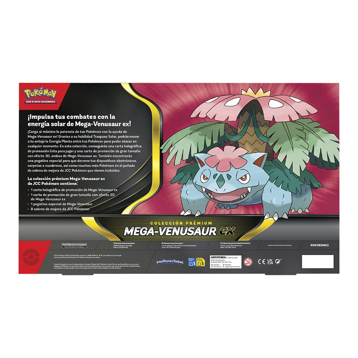 Pokemon TCG - Caja Colección Premium Mega-Venasaur EX - Castellano