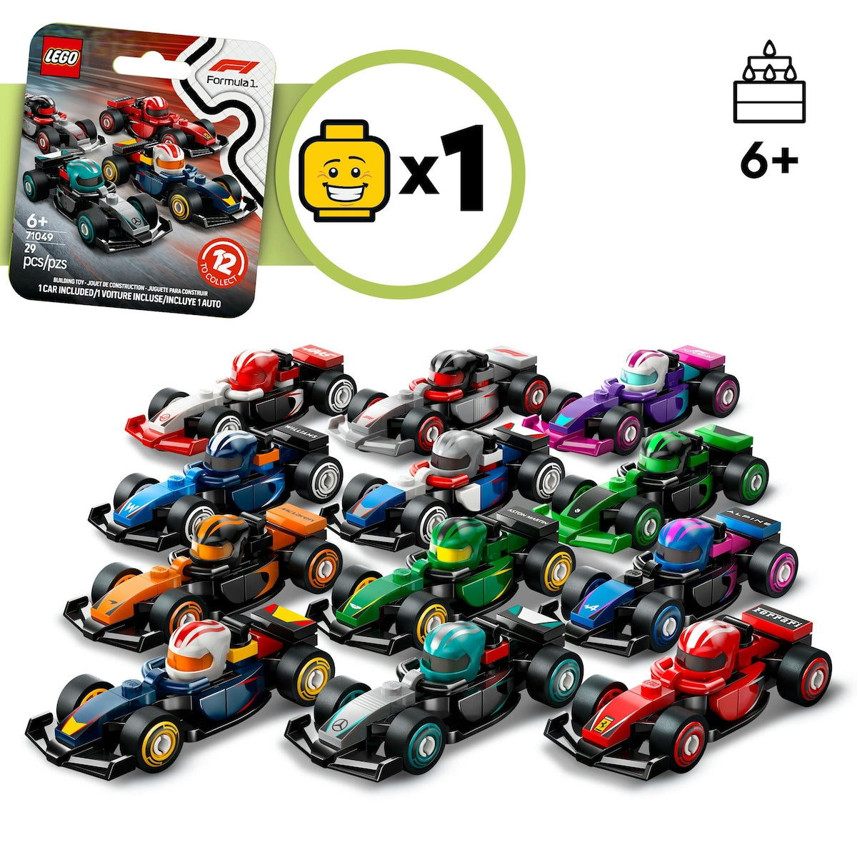 LEGO Formula 1 - Caja aleatoria - 71049